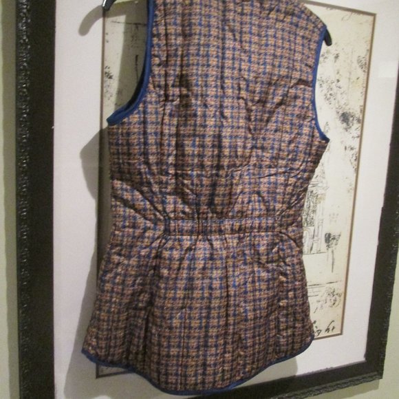 Tommy Hilfiger navy print down puffer vest - Picture 2 of 4